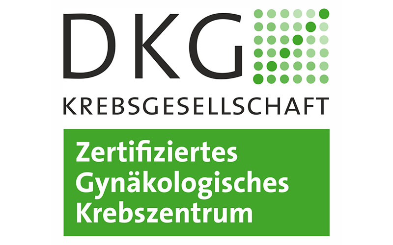 Logo DKG Zertifiziertes Gynäkologisches Krebszentrum